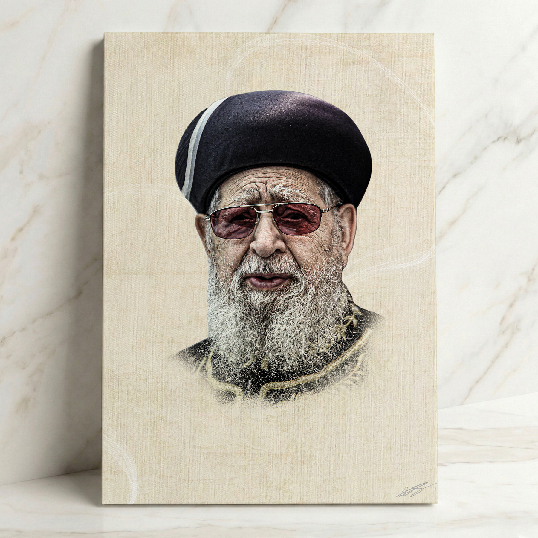 Maran HaChacham Rav Ovadia Yosef Canvas | מרן החכם עובדיה יוסף זצ״ל – A Voice of Klal Yisrael