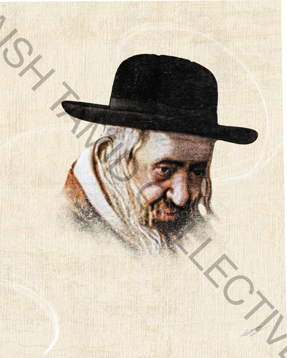 R’ Shayele of Kerestir Canvas | ר׳ ישעיה׳לה מקרעסטיר – A Presence of Bracha