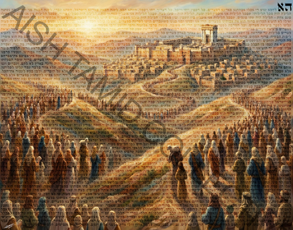 Full Maggid Text Canvas | מגיד של פסח – Aliyah L'Regel, A Story of Redemption